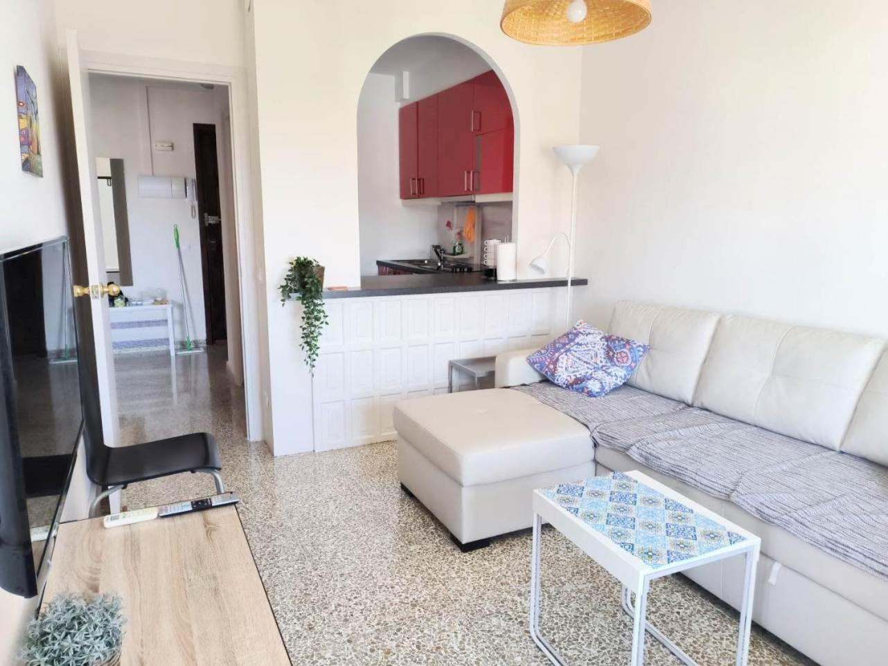 Luminoso Apartamento Playa Torrecilla. Con Piscina Nerja Bagian luar foto